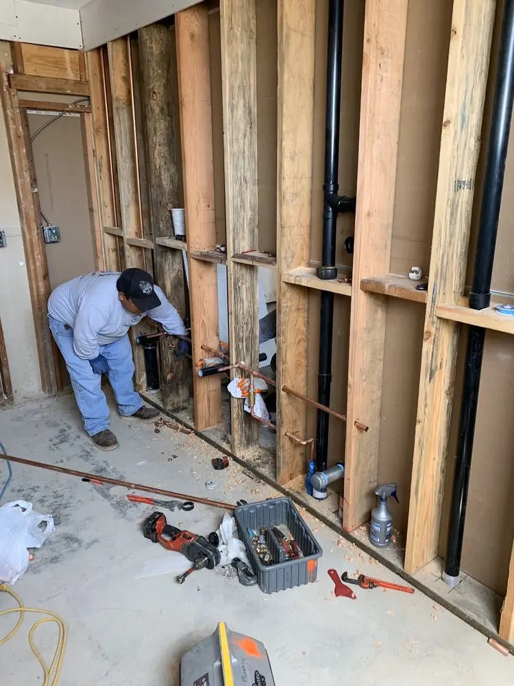 Commercial rough-in plumbing for Water Heater Replacement in Waban
